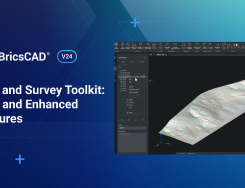 Verbeterde Civil en Survey toolkit in BricsCAD V24.2