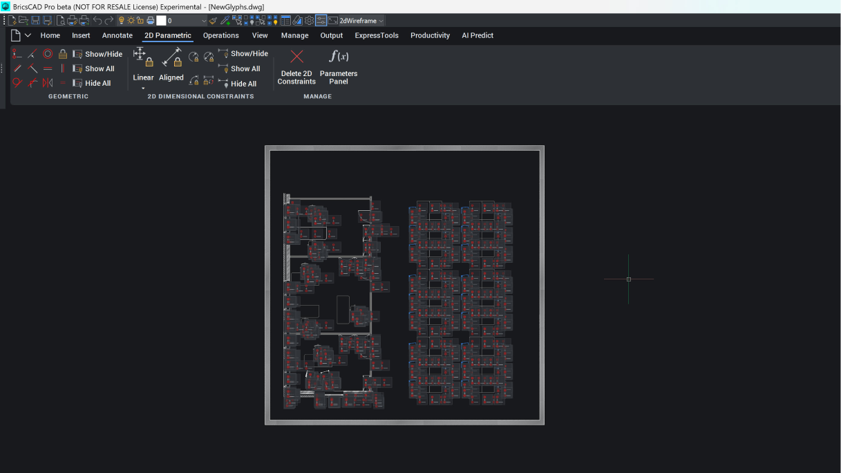 Symbolen voor 2D-constraints